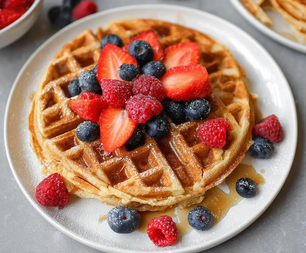 High Protein Healthy Waffles – Easy & Tasty
