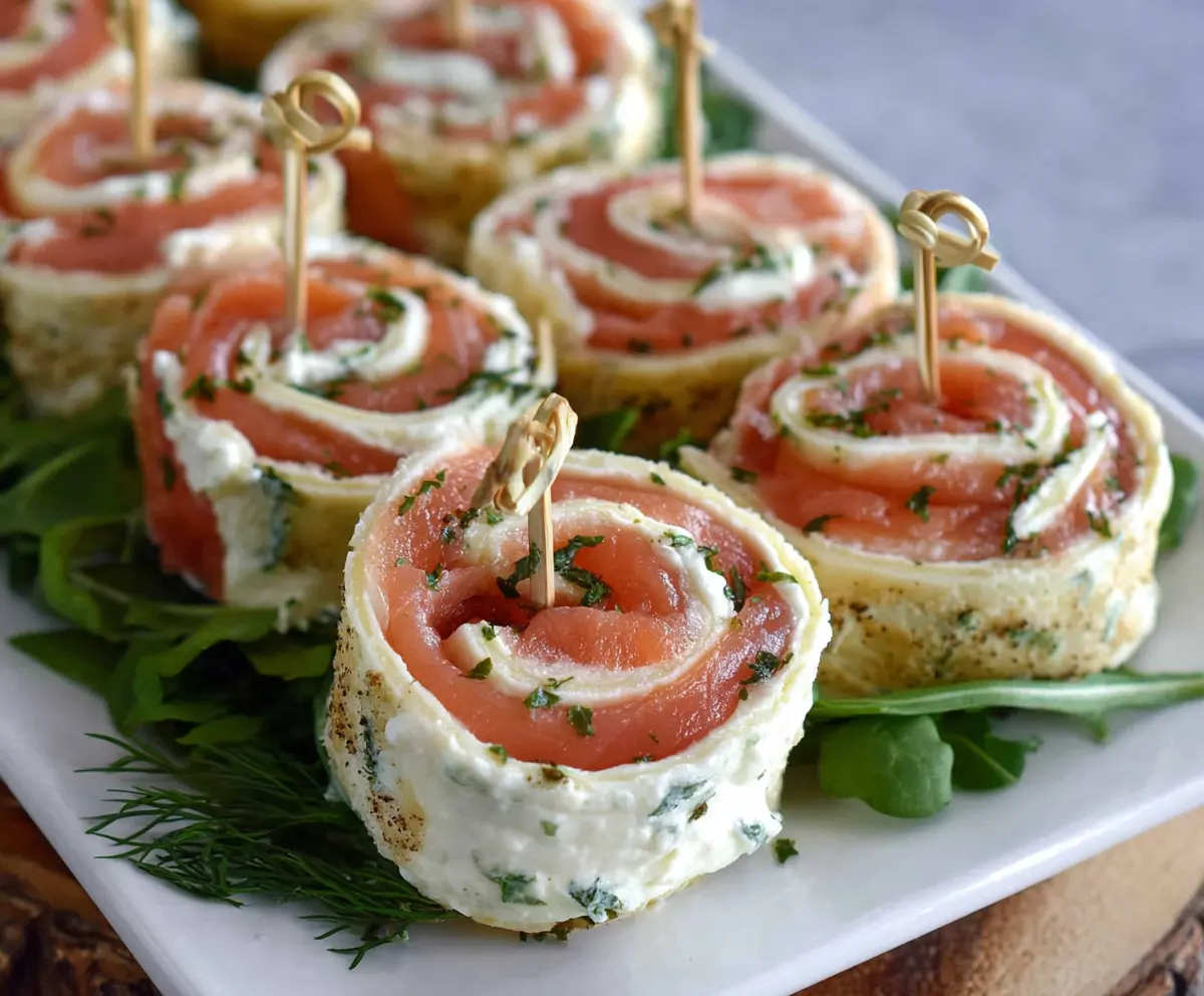 Easy Smoked Salmon Pinwheels