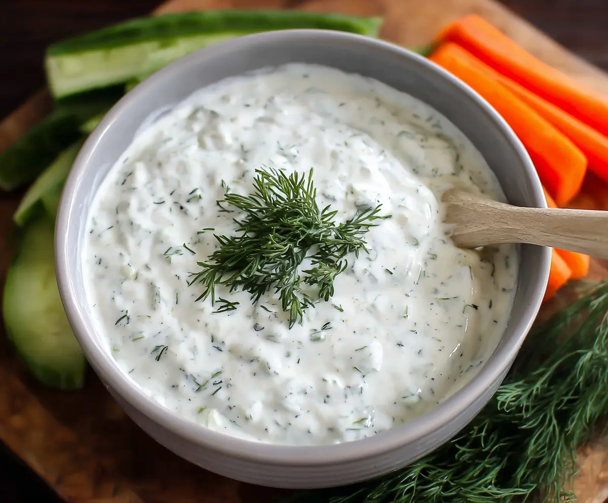 Creamy Greek Yogurt Ranch Dip