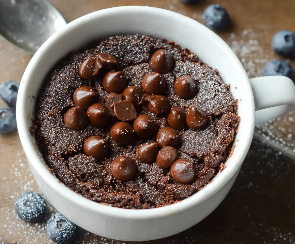 Quick Healthy Chocolate Mug Cake