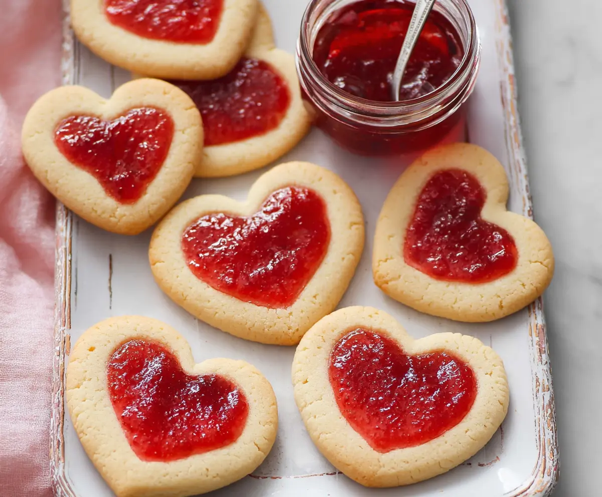 Heart Jam Valentine Cookies Recipe