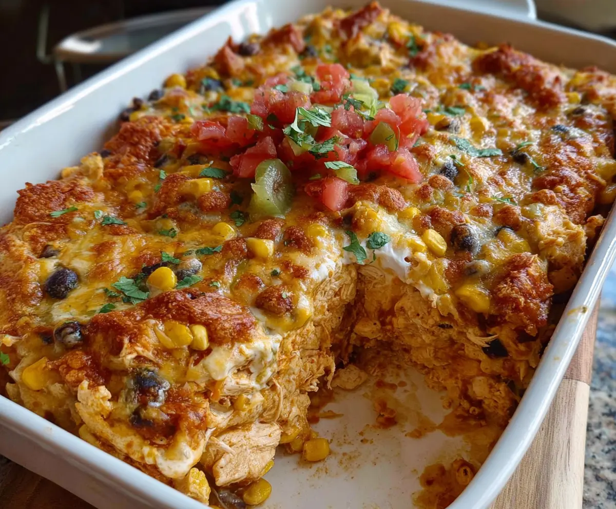 Easy Mexican Chicken Casserole