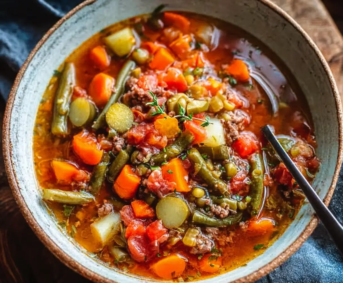 Rustic Vegetable Soup Recipe
