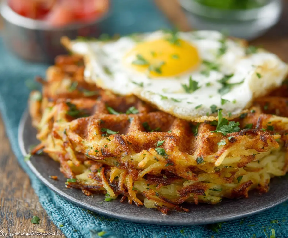 Savory Hashbrown Chaffle Recipe