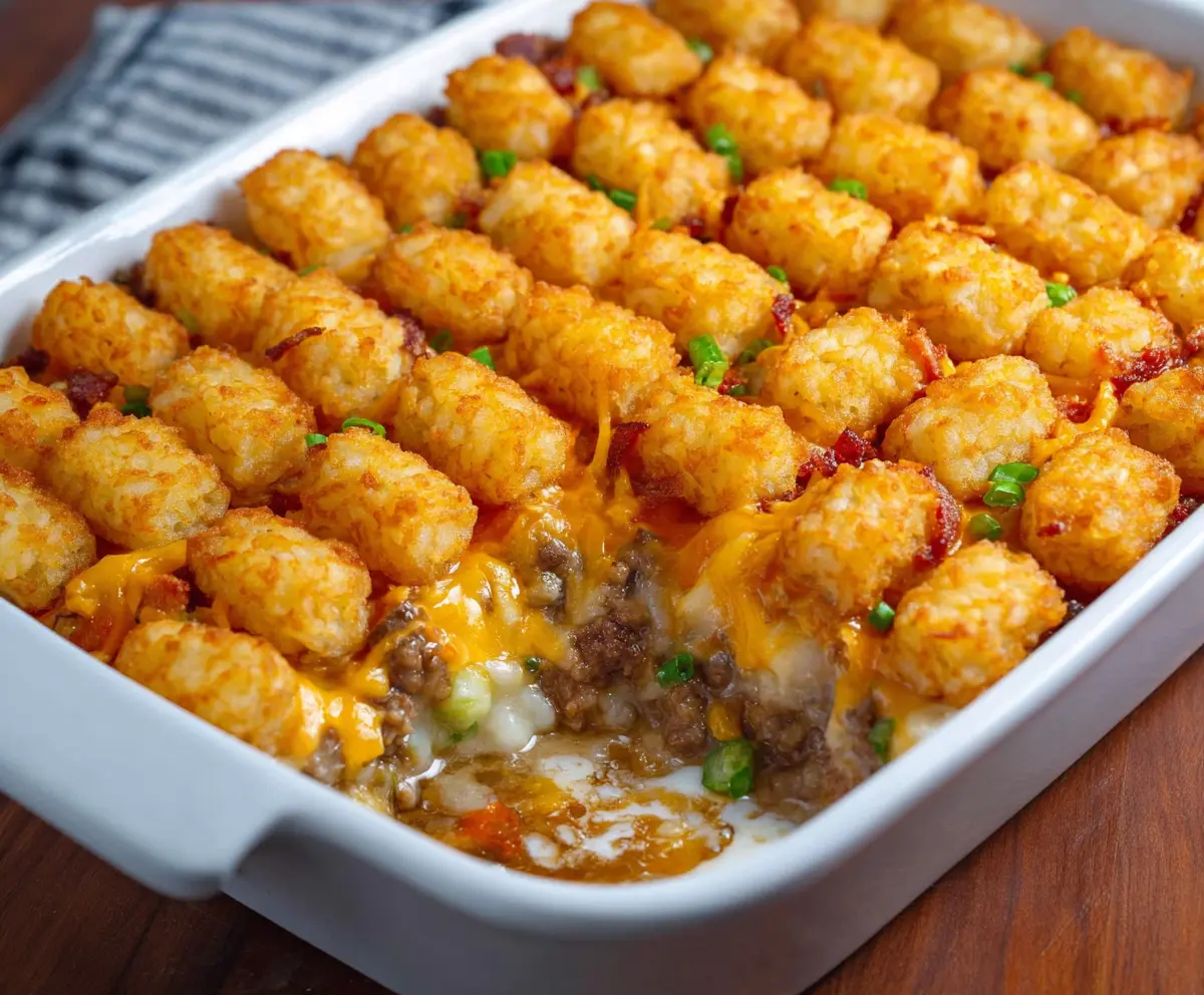 Easy Tater Tot Casserole