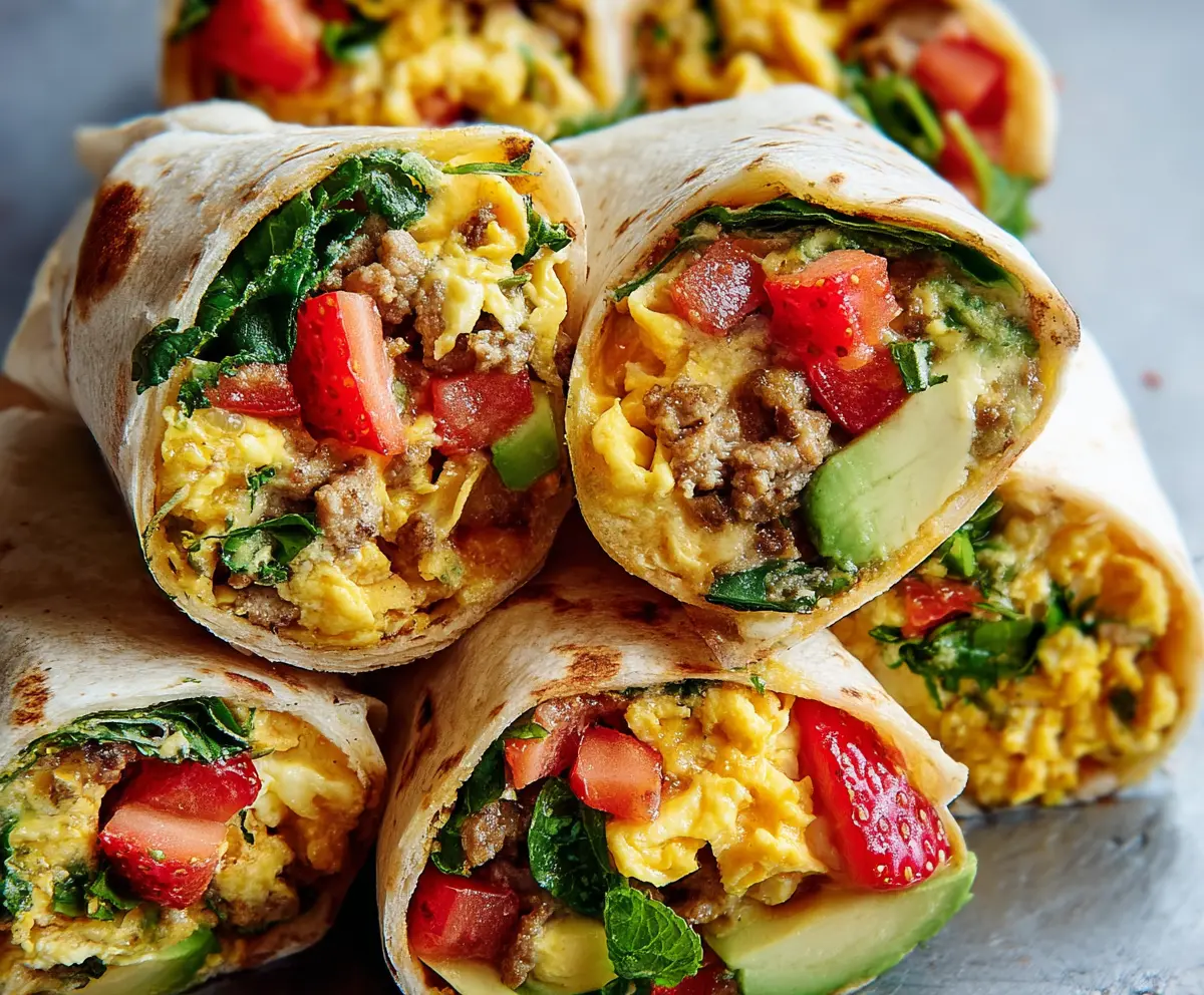 Healthy Breakfast Burritos Recipe