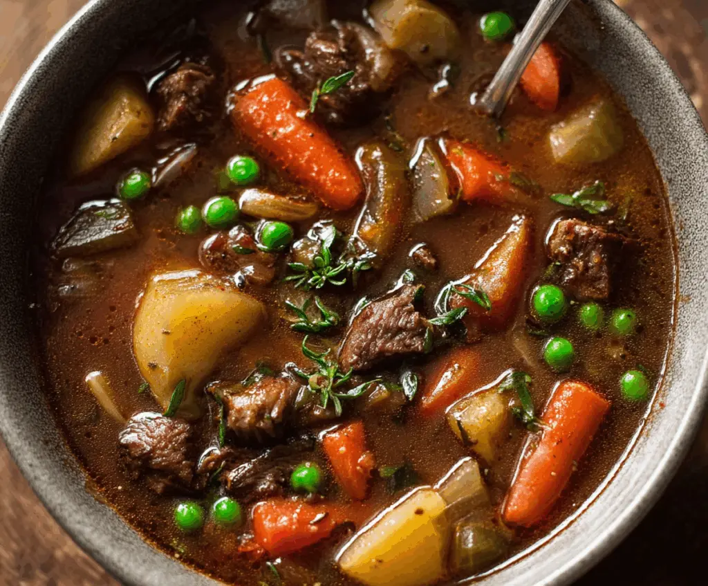 vegetable beef soup