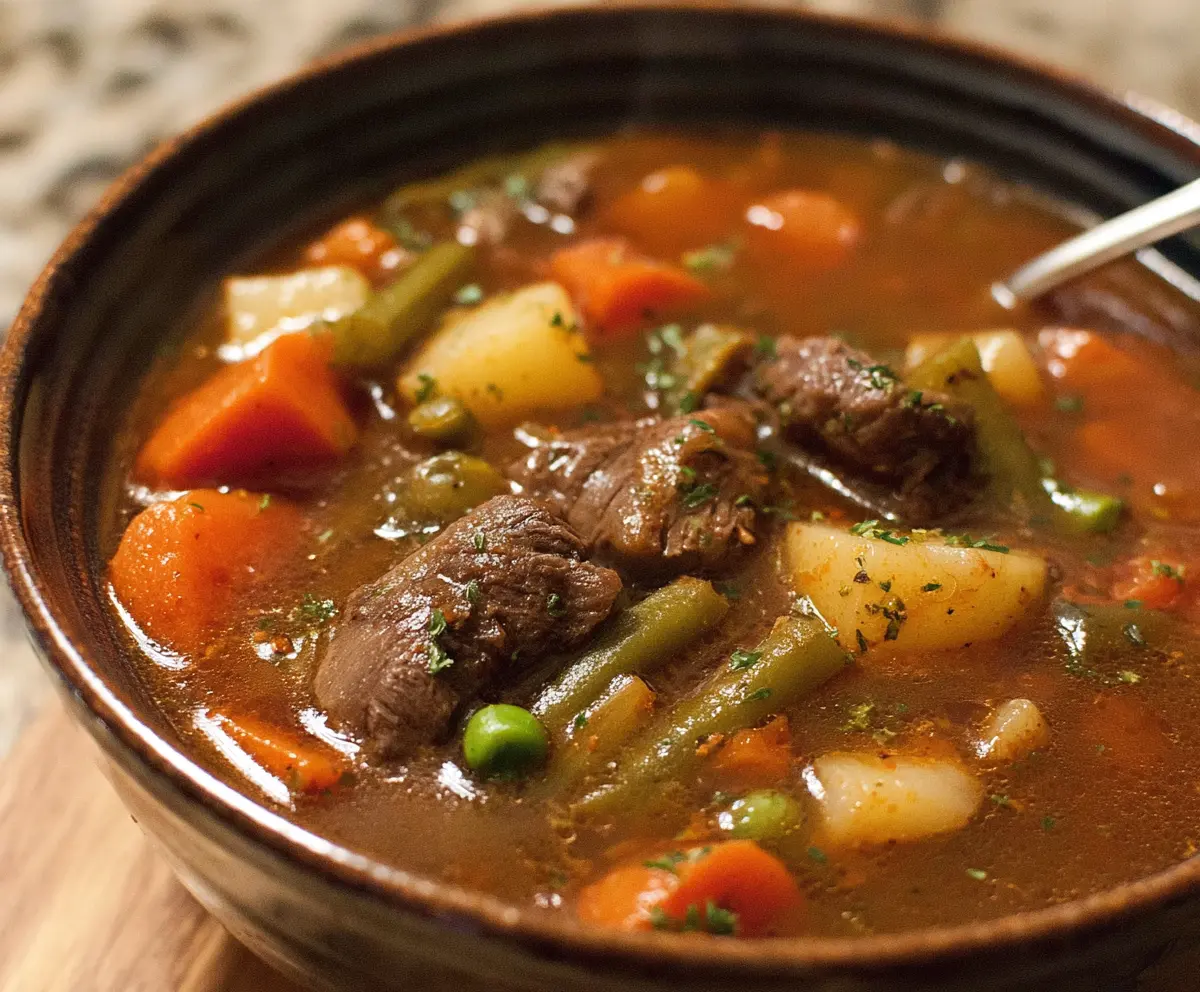 Hearty Vegetable Beef Soup Recipe