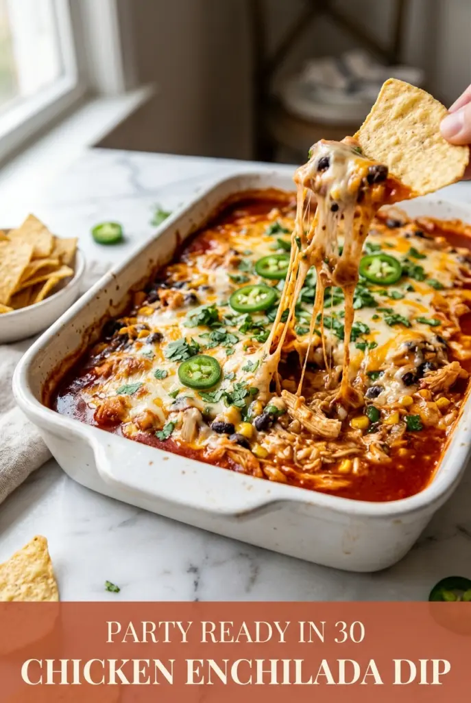 Chicken Enchilada Dip