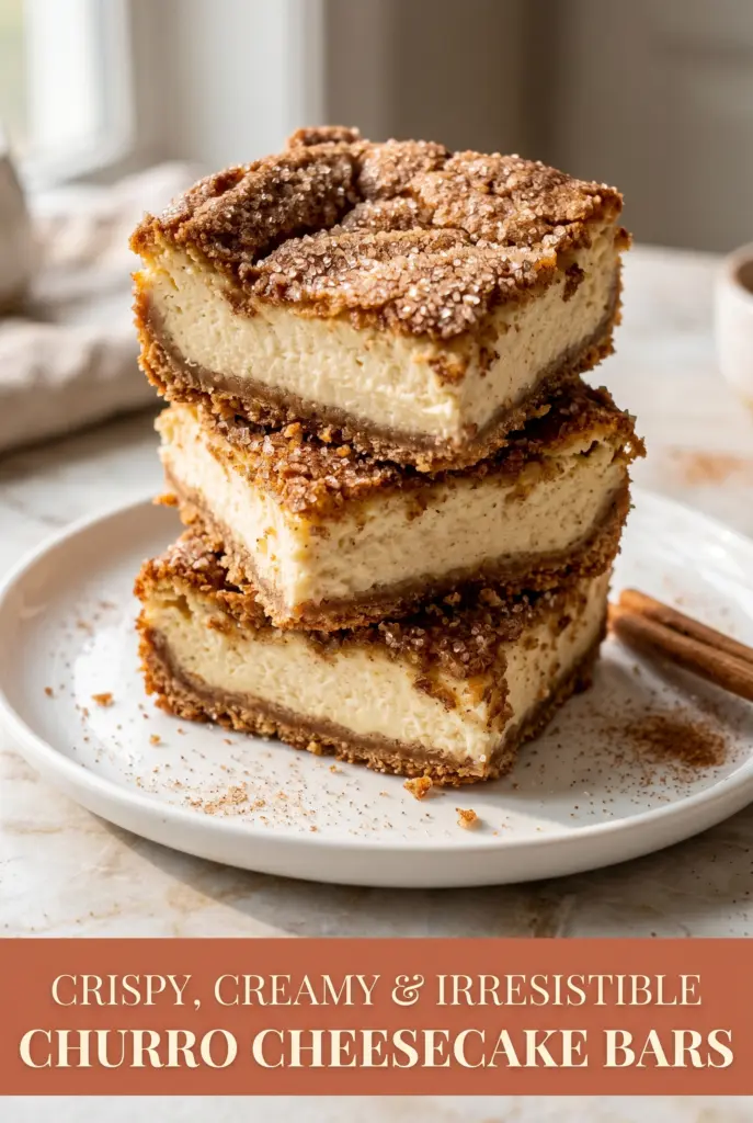 Churro Cheesecake Bars