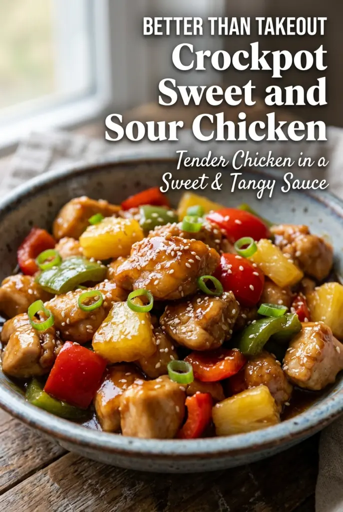 Crockpot Sweet and Sour Chicken