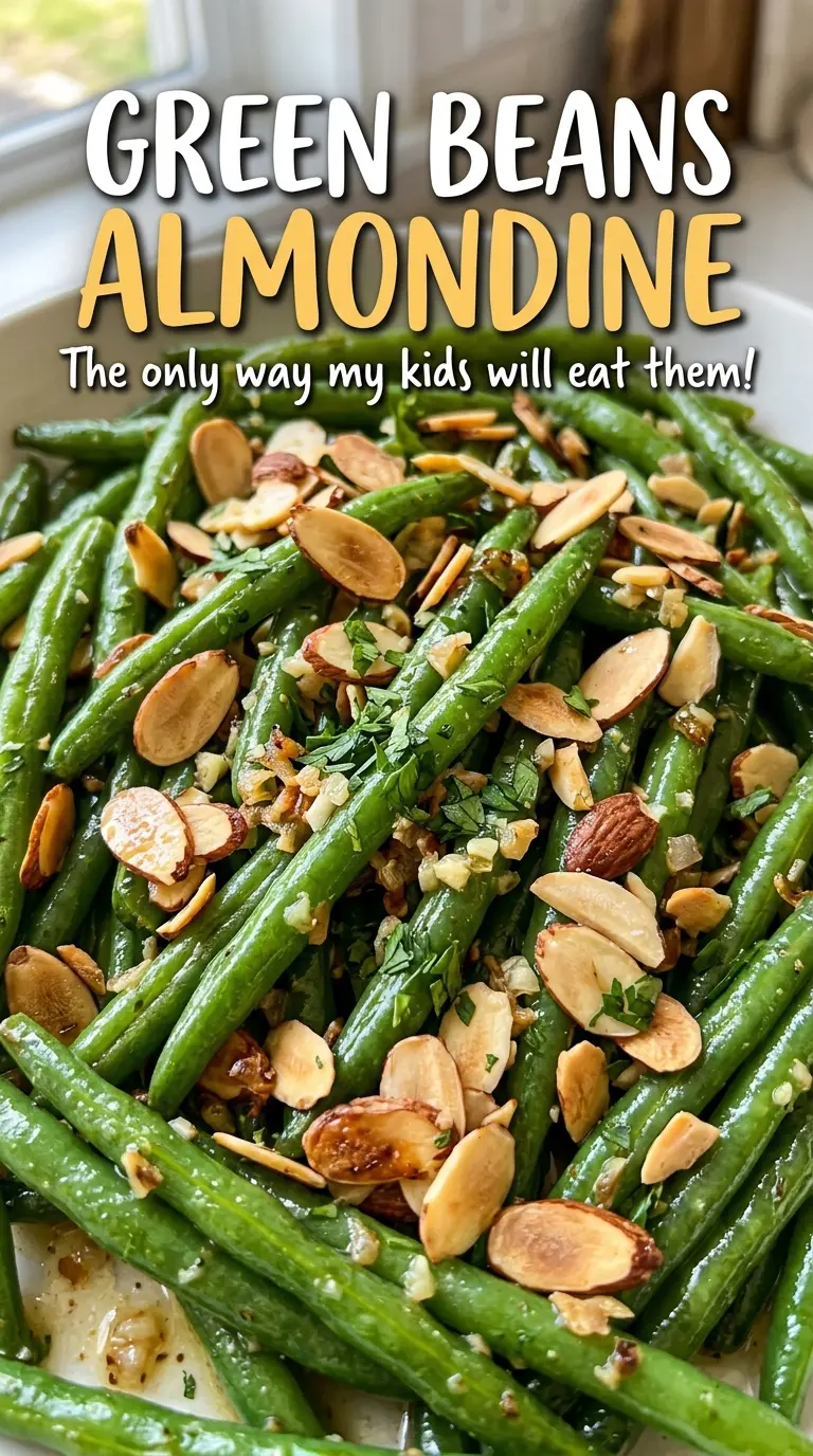 Green Beans Almondine toasted almond lemon finish
